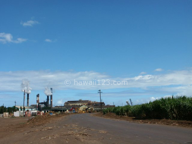 マウイ島のサトウキビ工場