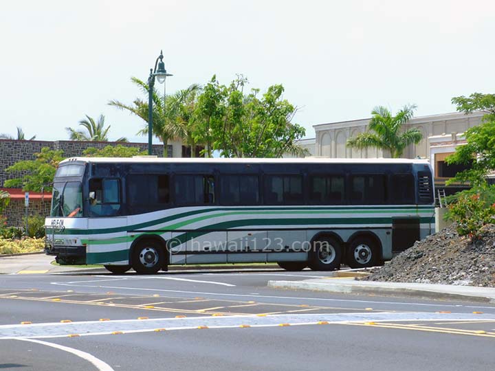 ハワイ島のバス