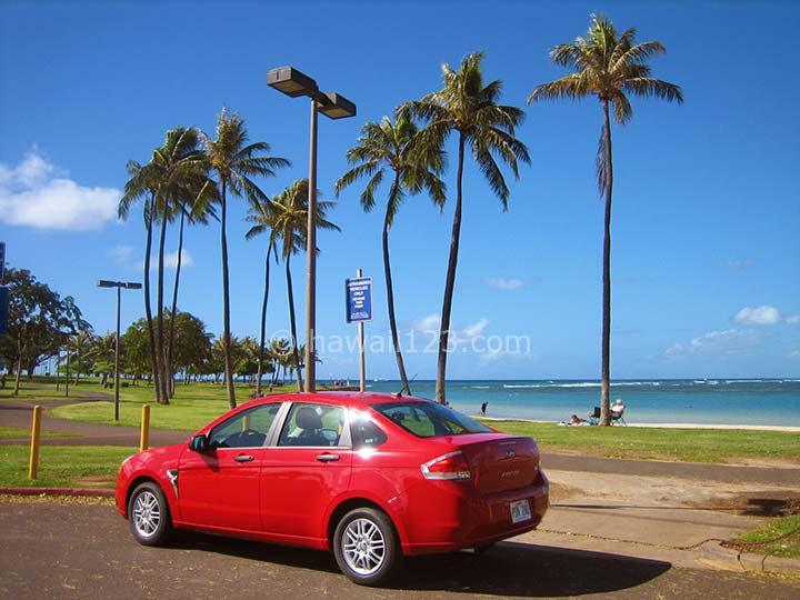 ハワイのレンタカー