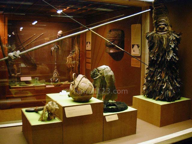 ビショップ博物館のポリネシア関連の展示