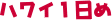 ハワイ1日め
